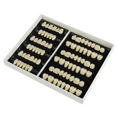 3*28Pcs/Set A1 A2 A3 Shade Dental Full Mouth Synthetic Resin Teeth Denture