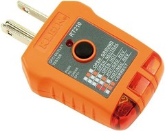 GFCI Outlet Tester for Safe & Accurate Wiring Checks – 110V Hand-Powered Tool