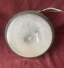 12″ LED Traffic Ball Light Signal Green Module Used, Working, clear lens