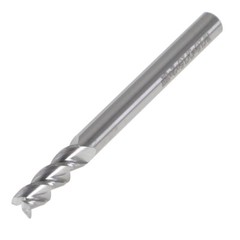5 Pack 3/16″ 3 Flute Regular Length Carbide End Mill For Aluminum NEW