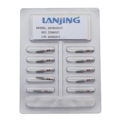 Dental Zirconia Diamond Burs Z878K/021 Fine Gingival Curettage FG Bur High Speed