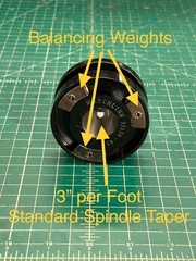 (1) Surface Grinder Wheel Hub, Grinding Wheel Adapter, LH Thread, 1-1/4″ Bore