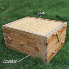 Automatic Bee Hive Boxes beehive + 7x Bee Frames Honey Bee House Beekeeping US