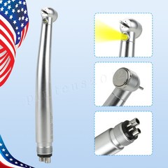 Yabangbang Dental LED Handpiece 4 Hole High Speed Turbine E Generator Self Power