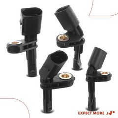 Set of 4 Front Rear Left and Right ABS Wheel Speed Sensor Compatible with Volksw