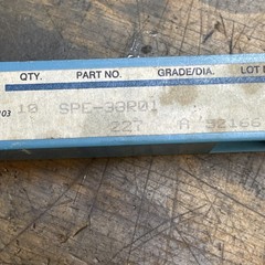 Ingersoll SPE 33R01 Grade 227 Carbide Milling Inserts (box of 7 inserts)