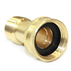 (1) 3/4″ GHT Female x 1/2″ Male NPT Hose Swivel Fitting – FGF108