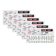 20Pcs PROB Dental Orthodontic Brackets Metal Braces Mini/Standard .022 3/345Hook