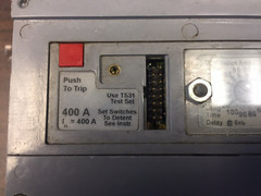 SIEMENS SHJD69400 (400A LI trip) 400 Amp 600 volt Sensitrip III Electronic