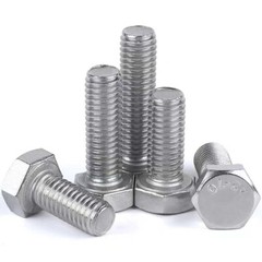 M10 x 1.25 Fine Thread Stainless Steel Hex Head Bolts Hexagon Cap Screws DIN 933