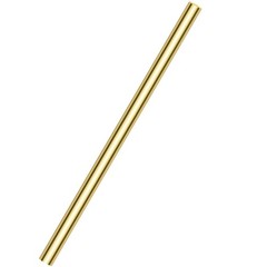 1 PCS 7/16 Inch/11mm x 12 Inch Brass Solid Round Rod Lathe Bar Stock Shaft