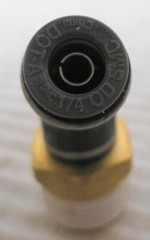 SMC KV2K07-36S Male Elbow Fitting 45° 1/4″ Outside Diameter 3/8″ NPT (Lot of 3)