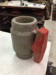 PVC Ball Valves 1-1/2″ Threaded Multiple Brands See Description.