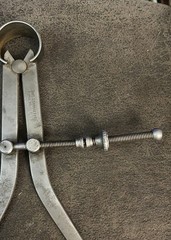 Antique c.1915 The L.S.Starrett Co. No.79 Yankee Spring Joint 9” Outside Caliper