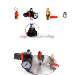 1x NEW Stainless steel Dispenser pressure tank Dispensing storage bucket 1L