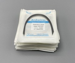 Dental S.S Orthodontic Arch Wire Stainless Steel Round Rectangular Natural Form