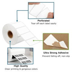 2.25”X1.25″ Direct Thermal Barcode Labels for Zebra Printer 1000 Label Per Roll