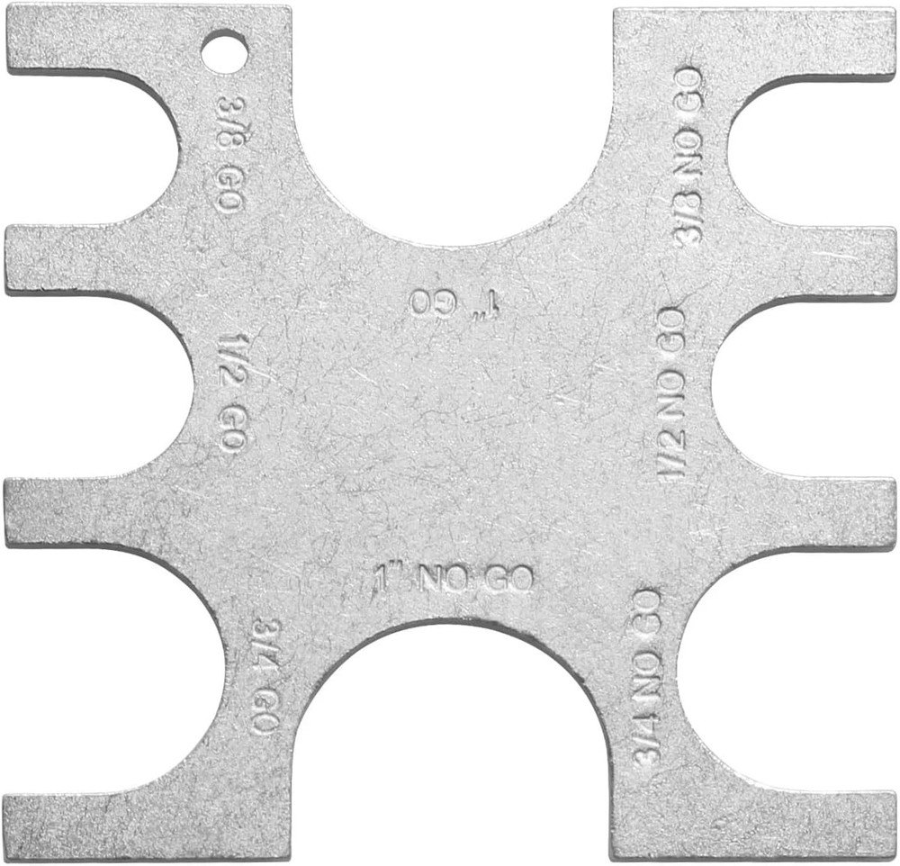 23080 PEX Crimp Tool Go/No-Go Gauge, 3/8 Inch Plumbing Fittings for Sharkbite, P