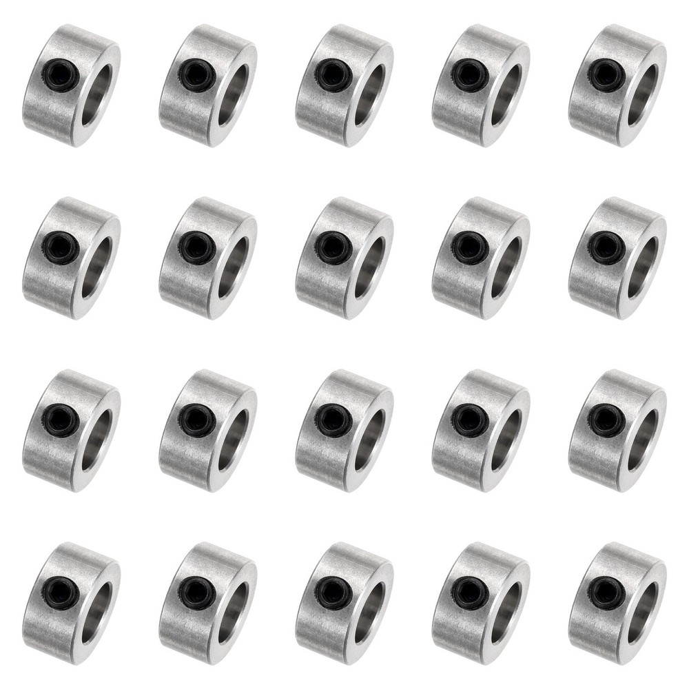 20pcs Set Screw Collars 8mm Bore Shaft Collars, 14mm OD, Stainless Steel