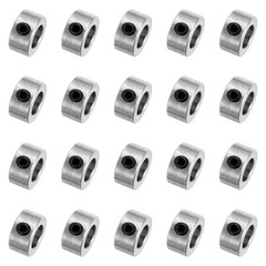 20pcs Set Screw Collars 8mm Bore Shaft Collars, 14mm OD, Stainless Steel