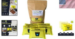 Rechargeable Color Indicating Silica Gel Packs, 5-Pack