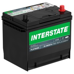 Interstate Batteries Automotive Battery 12V 55Ah (Group Size 35) 650CCA SLI A…