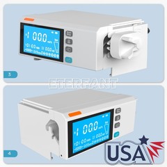 4.3 Inch LCD Color Touch Screen Syringe Pump Stackable Design Medical/Lab Use