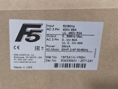 NEW KEB 18F5A1H-YR6H F5 VFD AC Motor Drive Inverter 30HP 480V 3-Phase New