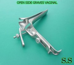 OPEN SIDE GRAVES VAGINAL SPECULUM LARGE SURGICAL INSTRUMENTS