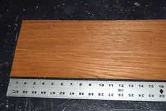 Teak Raw Wood Veneer Sheet 7 x 44 inches 1/42nd 35136-09