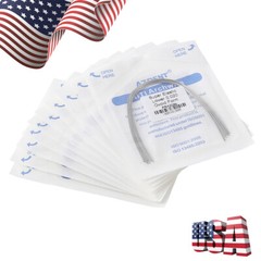 Lot Dental Orthodontic Bracket Brace Elastic Niti Round Arch Wires All Size