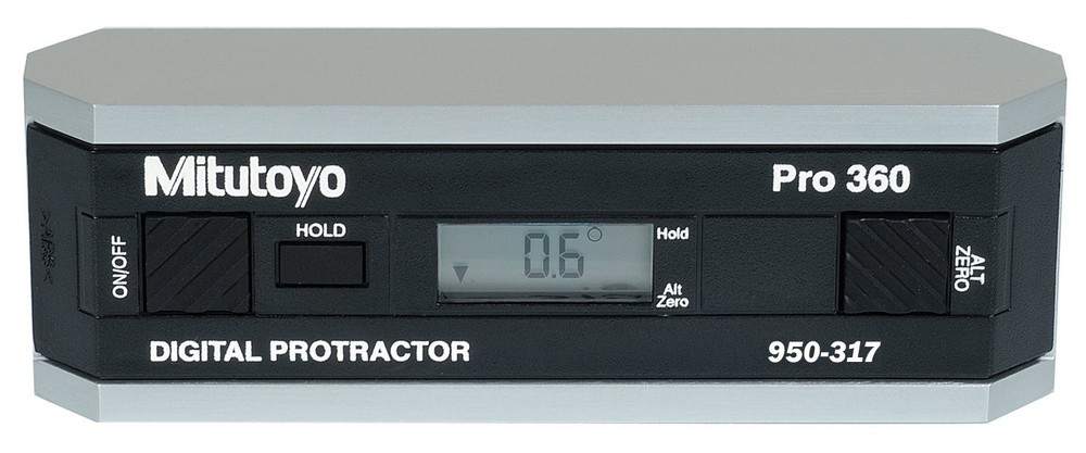 Mitutoyo 950-315 Pro360 Digital Protractor Level 6 Inch Non Output Measuring Set