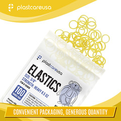100 Light 3.5 Oz 5/16″ Penguin Orthodontic Latex Elastic Rubber Bands Braces