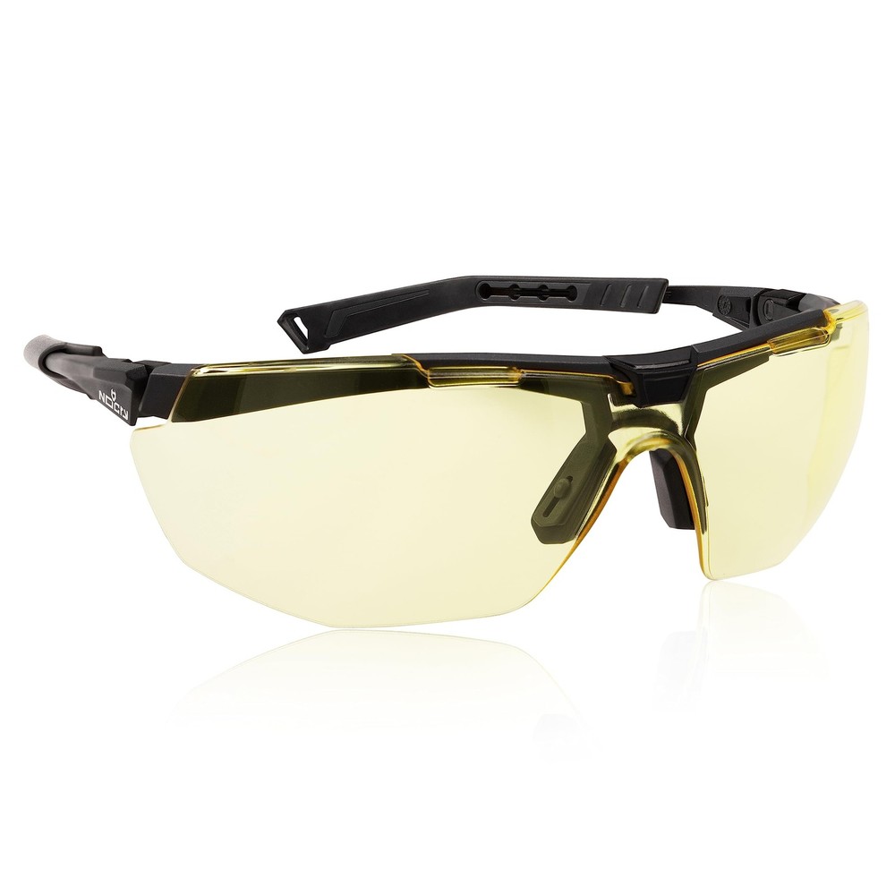 NoCry Yellow Safety Glasses for Men – ANSI Z87 Rated One Size,