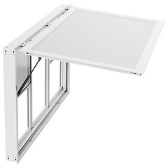 VEVOR 60x36in Concession Stand Serving Window Food Truck Service Awning Aluminum