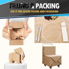 PerkHomy 36″ x 2,400″ (200′) Brown Kraft Paper Roll for Craft Bulletin Board …