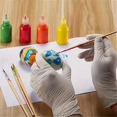 20/50/100PCS Disposable White Nitrile Gloves Household Cleaning Gloves Kitchen C