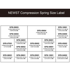 17-Piece Compression Springs Assortment Kit – Durable Stainless Steel Collection