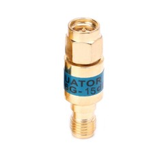 Golden 2W SMA JK Male to Female RF Coaxial Attenuator 6GHz 50ohm 15dB Connector