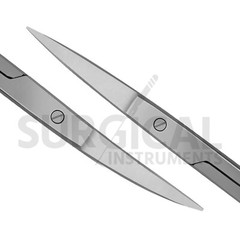 2 Iris Scissors 4.5″ Curved & Straight Surgical Dental Instruments