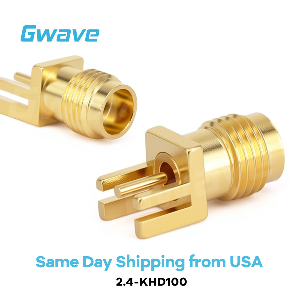 2.4mm Female Connector End Launch Suit for PCB Thickness 0.9mm, DC – 50GHz