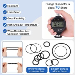 36Pcs AS-026 Nitrile Rubber O-Ring 1-1/4″ ID 1-3/8″ OD 1/16″ Width for Sealing