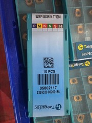 10pcs/Box Taegutec BLMP 0603R-M TT9080 + 1 Unit Holder TEBL 320-20-06