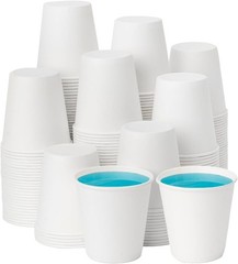 3 oz 300 Pack Paper Coffee Cups for Bathroom, Disposable Mouthwash Cups, Small P