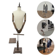 Male Clothing Display Rack Store Male Clothing Display Props Height Adjustable