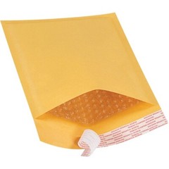 #00 5×10″ Kraft Gold BUBBLE MAILER PADDED ENVELOPES-19500 qty