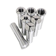 7 Piece Fractional R8 Collet Set 1/8″ to 7/8″ High Precision For Bridgeport