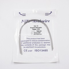 Dental Orthodontic Super Elastic Round NITI Arch Wire Natural Form Upper/Lower