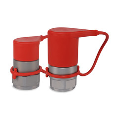 1″ Flat Face Hydraulic Quick Couplers Set – 1″ NPT Thread