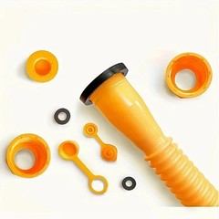 Replacement Gas Can Spout Nozzle Vent Kit for Plastic Gas Cans Old Style Cap